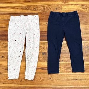 Kids Baby Gap 2 Pairs of Leggings Size